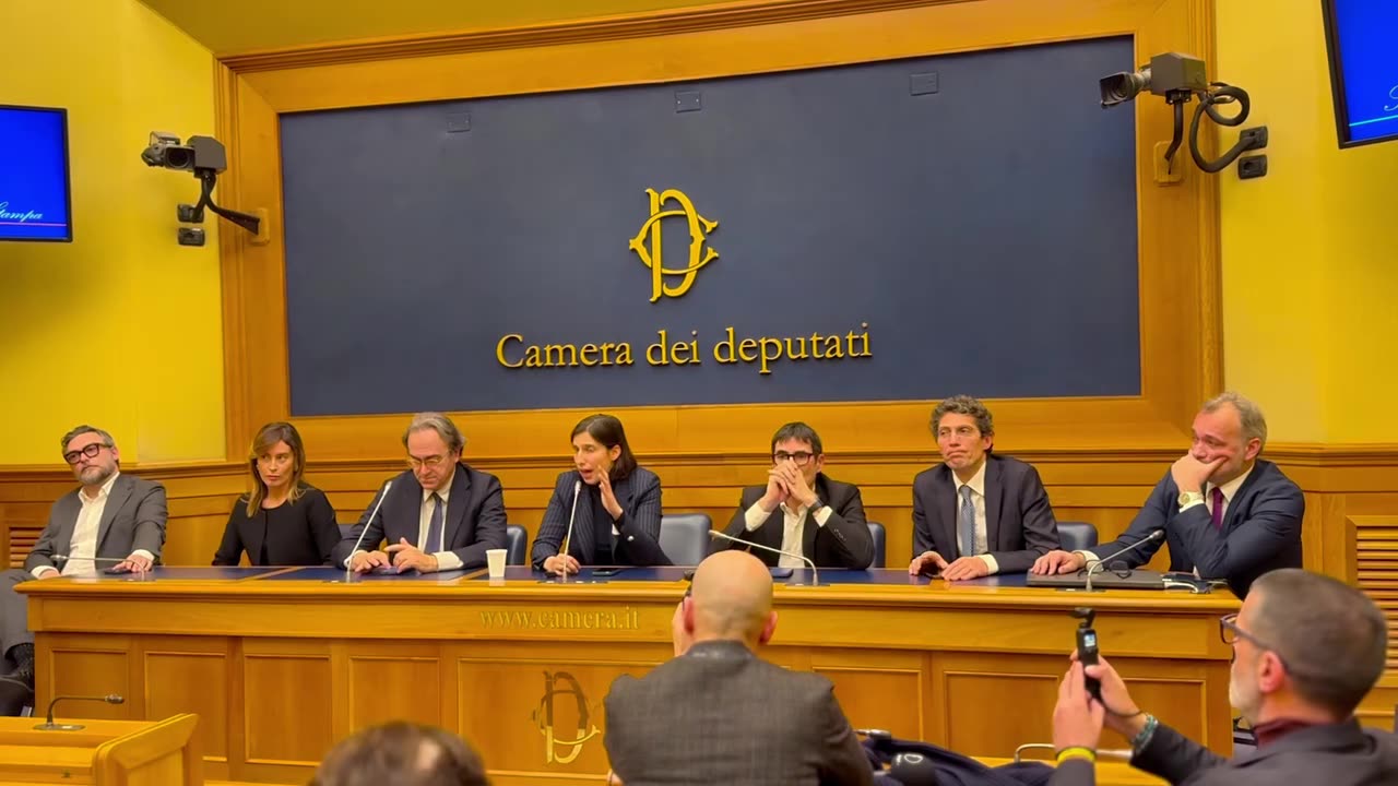 Roma - La conferenza stampa di tutte le opposizioni insieme (22.01.25)