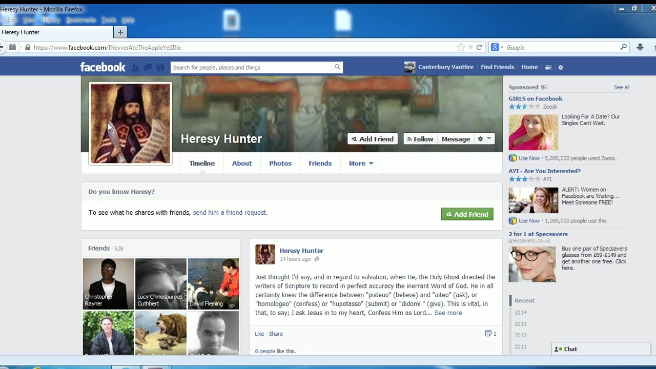Facebook group (In Public View) at the time.