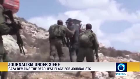 On a day meant to protect them, Palestinian journalists stand alone