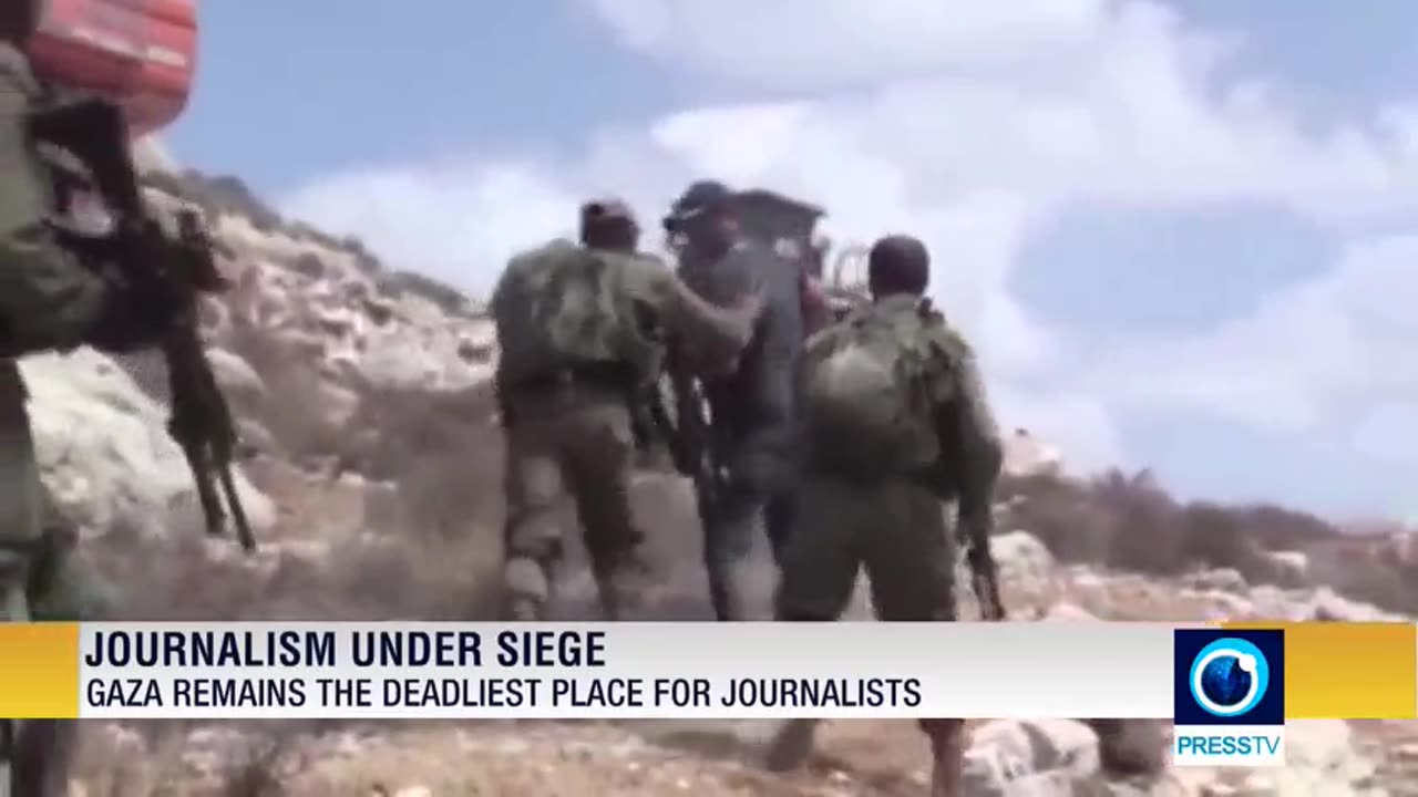 On a day meant to protect them, Palestinian journalists stand alone