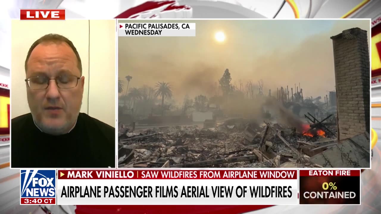 'LIKE MORDOR' Airline passenger captures stunning wildfire images