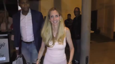 AnnCoulter outside Craigs Restaurant in West Hollywood