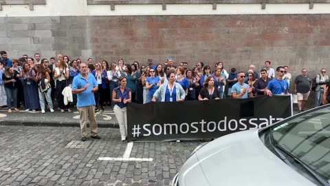LIVE: Concentração Trabalhadores da SATA Ponta Delgada, São Miguel Açores Portugal - 29.09.2025