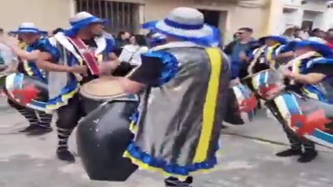 Comparsa EURUDOMBE desde Málaga, España (15/02/2025)