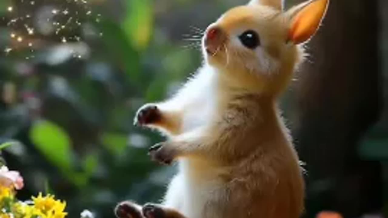 An Unlikely Friendship: The Rabbit and Butterfly in a World of Imagination