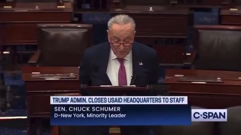 CHUCK SCHUMER: “If Elon Musk and DOGE can shut down USAID, next it might be the IRS!”