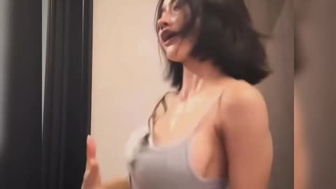 The girl with extremely sexy and attractive dance