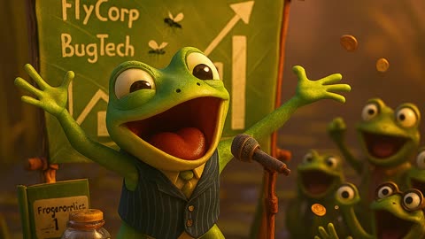 How do frogs invest ... #dadjokes #dad #jokes #joke #funny #laugh #humor #lol