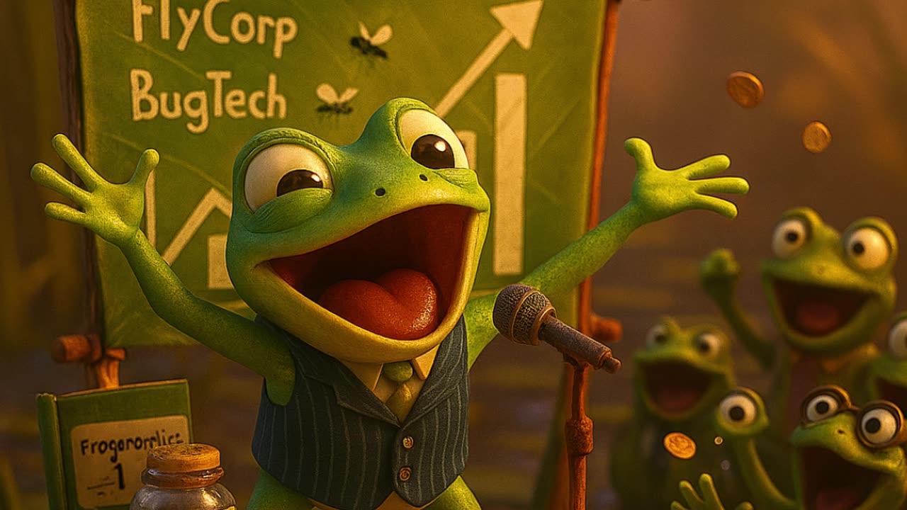 How do frogs invest ... #dadjokes #dad #jokes #joke #funny #laugh #humor #lol
