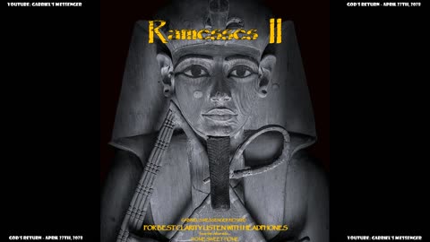 EVP Egyptian Pharaoh Ramesses II (The Great) Stating Their Name - Afterlife Spirit Communication