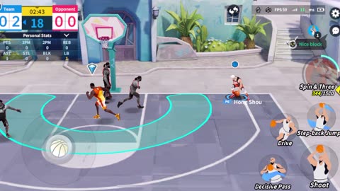 Dunk City Dynasty: 24/2 gameplay (New Basketball Game 3V3)