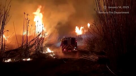 LA firefighters brace for threat of more powerful winds