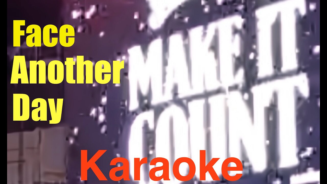 Face Another Day (karaoke) - Reid Anderson