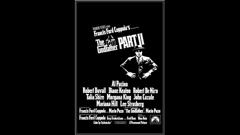 Movie Audio Commentary by Francis Ford Coppola - THE GODFATHER PART 2 - 1974