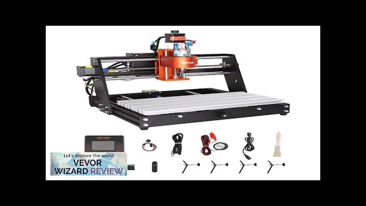 VEVOR CNC Router Machine 60W 3 Axis GRBL Control Wood Engraving Carving Review