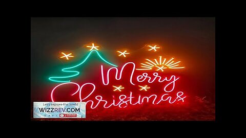 Custom Neon Led Sign Christmas Home Decorations Holiday Atmosphere Led Neon Lights Review