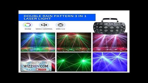 New RGBW Disco DJ Bar Party Christmas Stage Light Led Laser Light Review