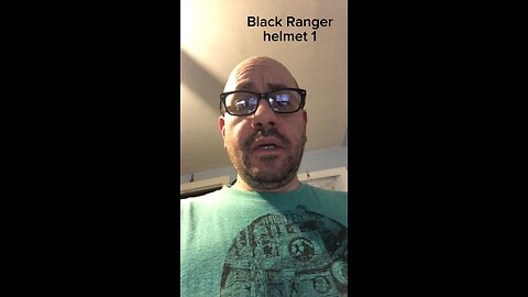 Black Ranger helmet 1