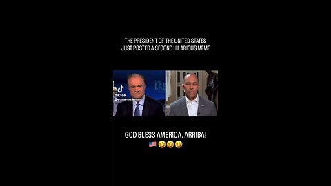 THE PRESIDENT JUST POSTED A SECOND HILARIOUS MEME