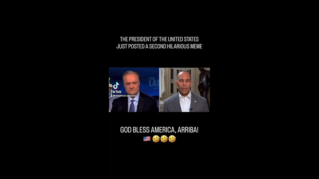 THE PRESIDENT JUST POSTED A SECOND HILARIOUS MEME