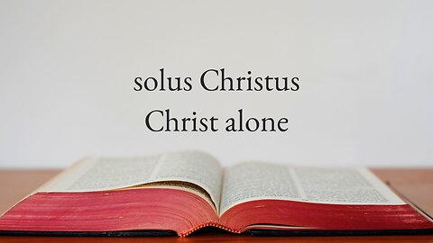 Pastor Alistair Begg | "To believe in Jesus means to rely upon Him alone." #soluschristus