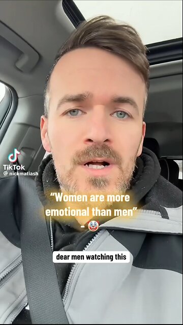 Are Women or Men more Emotional? #shorts #feminism #menmentalhealth #humannature #politics