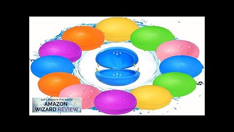 12Pcs Reusable Water Balloons Pool Toys for Boys and Girls Beach Outdoor Review