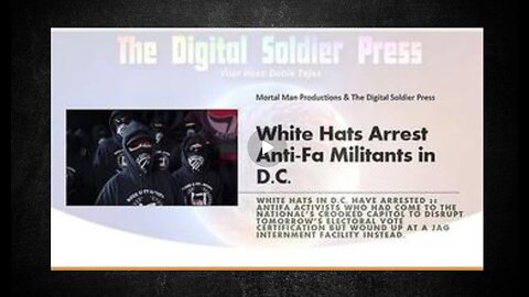 Real Raw News – White Hats Detain Anti - FA Militants In DC.