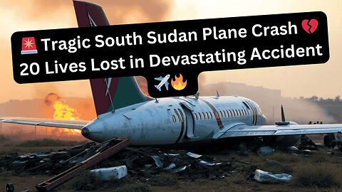 🔥 South Sudan Air Crash Shocks the World! ✈️💥 Breaking News Update 🚨🌍