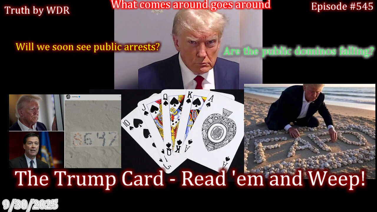 The Trump Card - Read 'em and Weep! - TRUTH by WDR - Ep. 545 - Live and replay