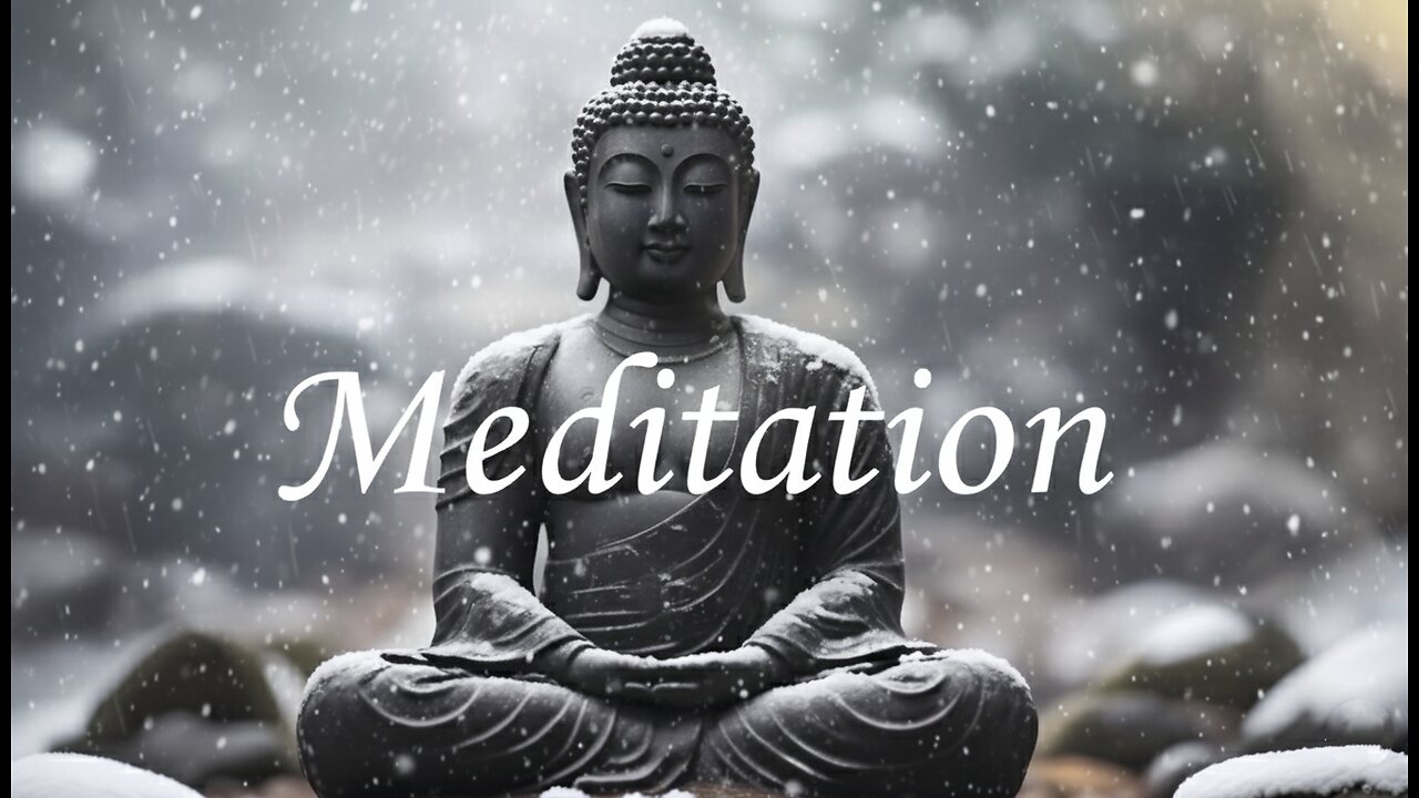 Winter Meditation Soundscape | Deep Relaxation, Stress Relief & Peaceful Sleep