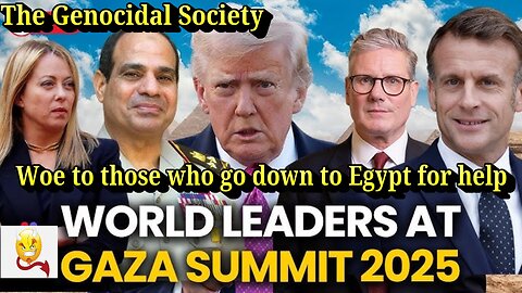 Edomite + Ishmaelite 'World Leaders' Complicit in The Genocide of Ethiopian Christians Met in Egypt