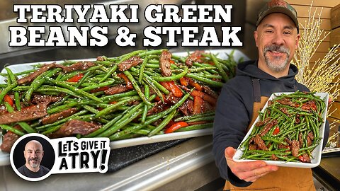 Todd's Teriyaki Green Beans & Steak on the Blackstone Griddle