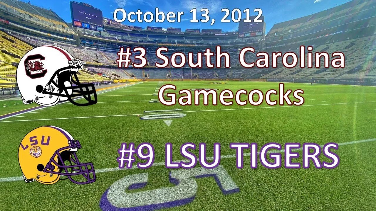 10/13/12 - #3 South Carolina vs #9 LSU