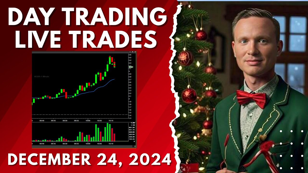 Live Day Trading - Shorting $HOUR on XMAS Eve