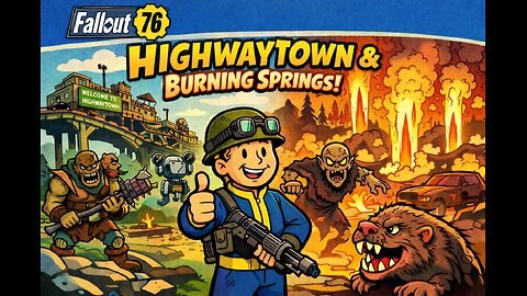 Fallout 76 highwaytown and the burning springs