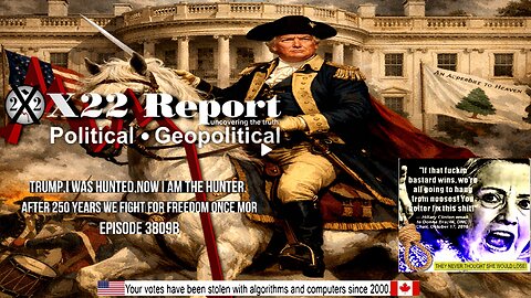 Ep 3809b - Trump, I Was Hunted, Now I Am The Hunter, After 250 Years We Fight For Freedom Once More