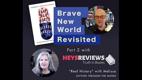 INTERVIEW - Brave New World Revisited by Aldous Huxley (1959) w/ Melissa from AlanWattCTTM