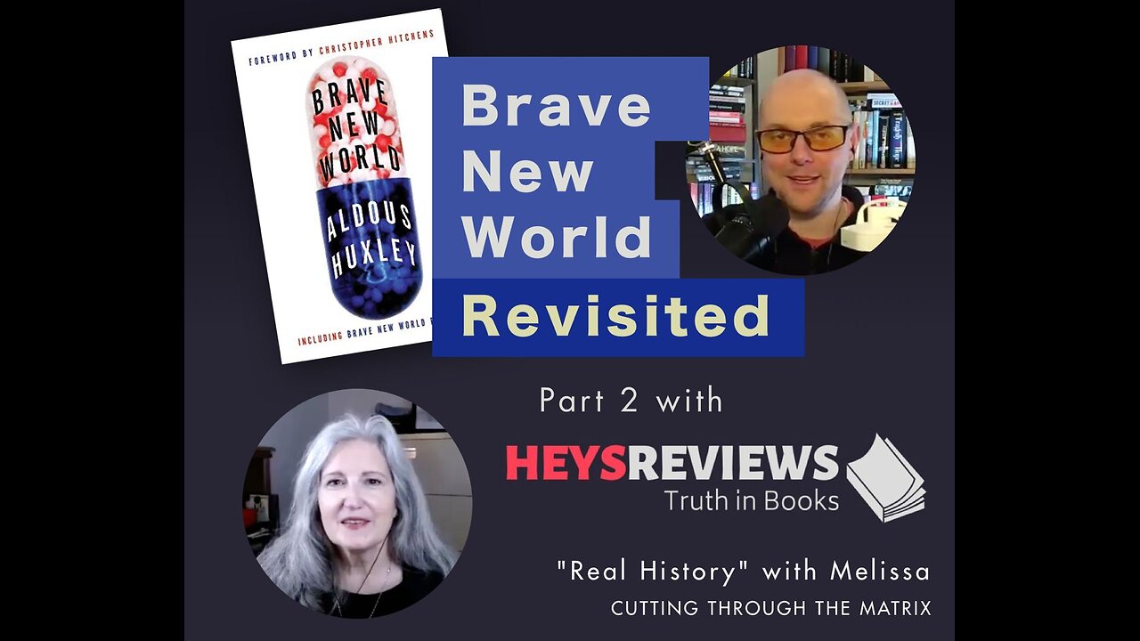 INTERVIEW - Brave New World Revisited by Aldous Huxley (1959) w/ Melissa from AlanWattCTTM