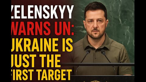 The World Ignored… Until Zelenskyy’s Shocking UN Warning.