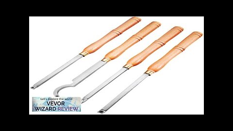 VEVOR Wood Turning Tools for Lathe 4 PCS Set Carbide Lathe Tools Review