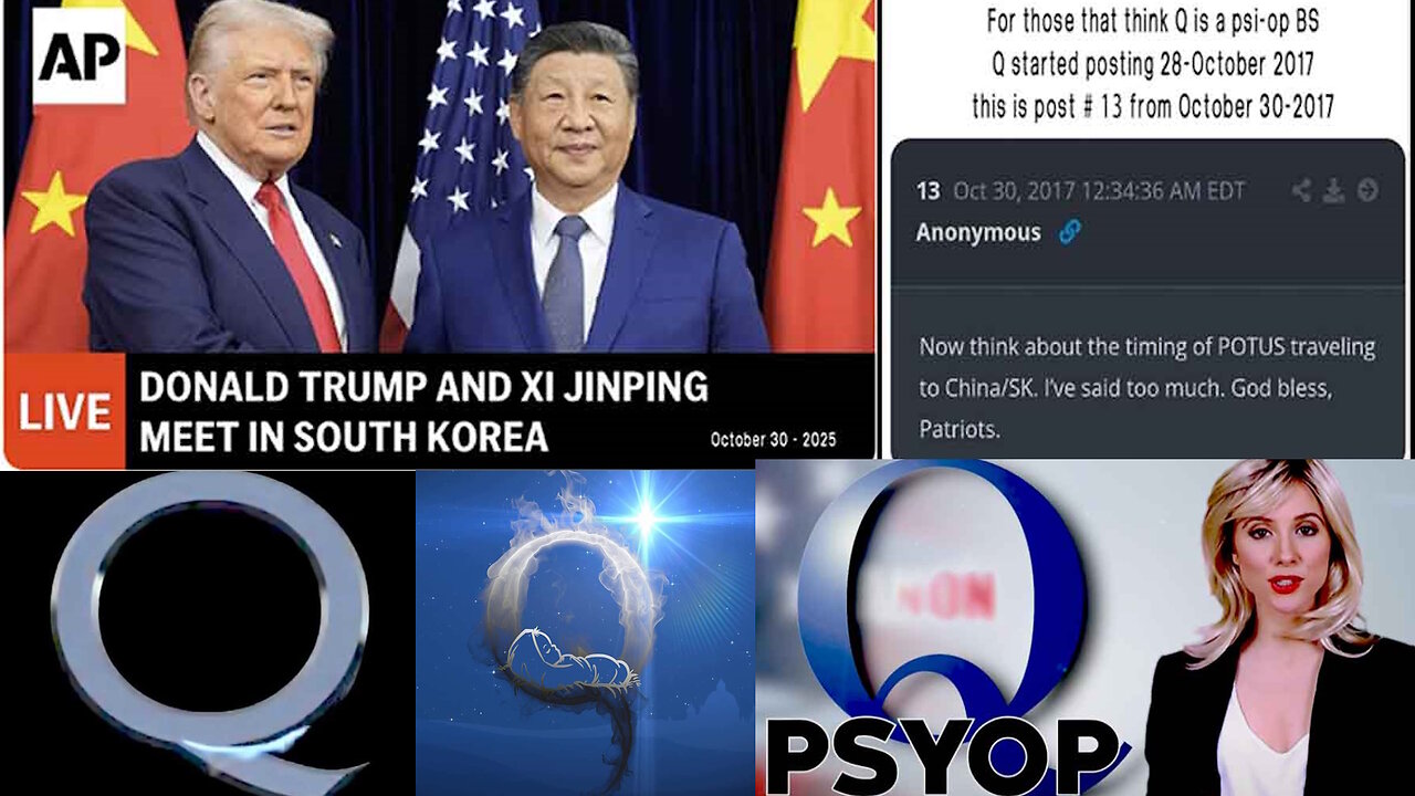 For those that think Q is a psi-op BS. Make them SHUT UP