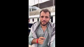 "Kidnapped Brazilian activist Thiago Ávila in a message to the children of Gaza: