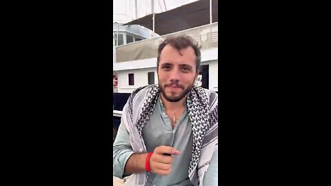 "Kidnapped Brazilian activist Thiago Ávila in a message to the children of Gaza:
