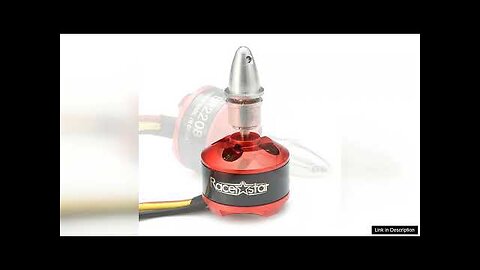 Racerstar BR2208 1400KV 2-4S Brushless Motor For RC Models 1 pc Review