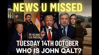 NEWS U MISSED WITH PAUL BROOKER TUESDAY 14TH OCT 2025. WHO IS JOHN QALT?