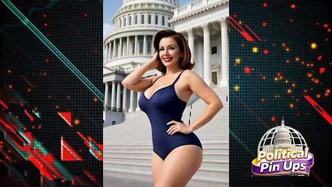 Nancy Pelosi's Secret Life as a Pin-Up Model Admiring Trump in a Parallel Universe"