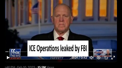 ICE operation leak originated from FBI