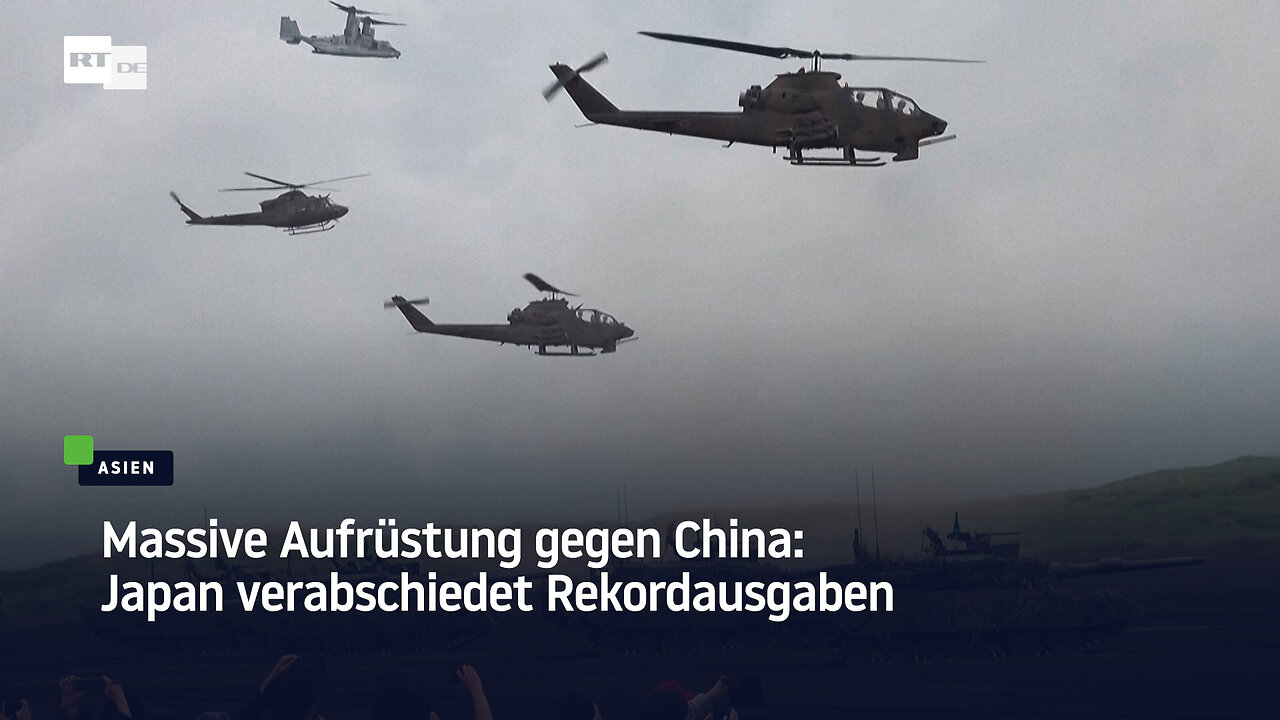 Massive Aufrüstung gegen China: Japan verabschiedet Rekordausgaben