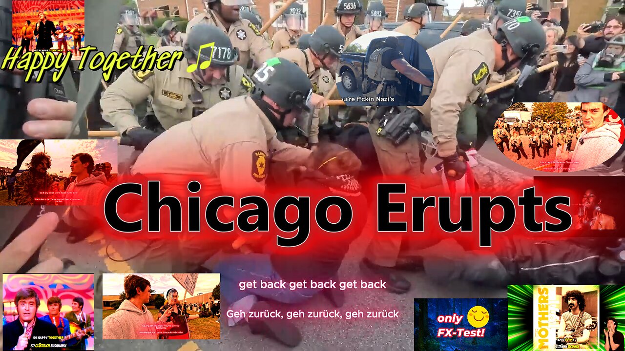 Happy Together . Chicago Erupts... Prot.vs.ICE . Tears Began To Fall